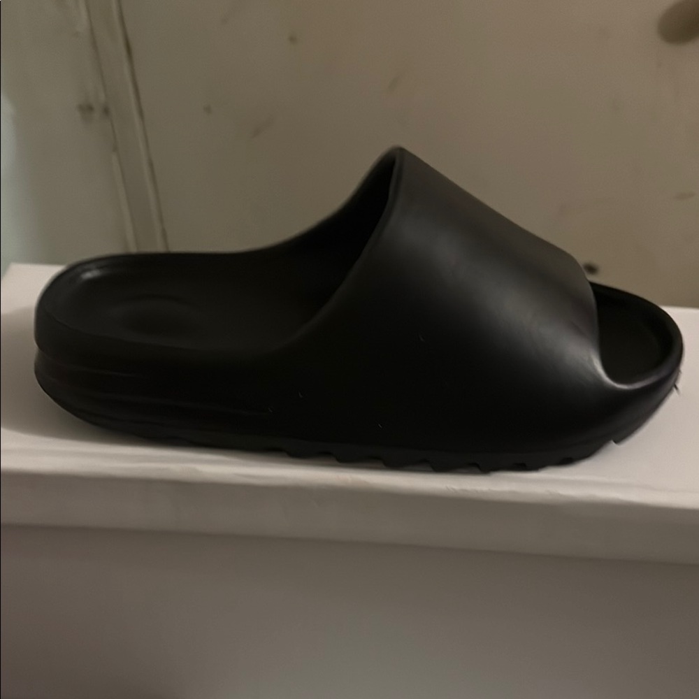 Black Slide Sandals